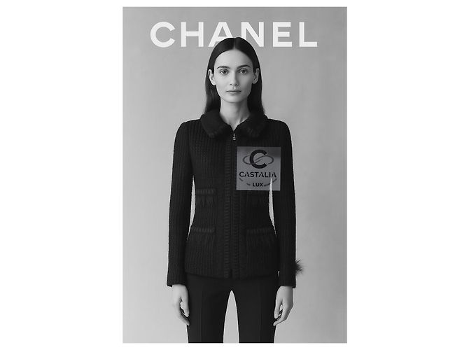 Chanel Neue Schwarze Tweed Arctic Reverie Jacke 38 FR - Ansicht 9