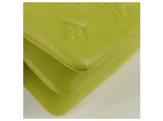 LOUIS VUITTON Monogram Emboss Coussin Borsa Cintura Borsa in Pelle 2way LV Auth 121504SM Giallo - vista 16