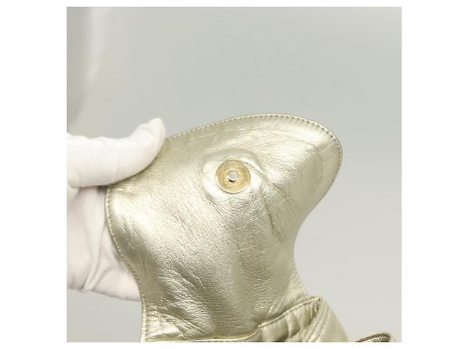 LOEWE Rucksack Leder Gold Auth mr1333 Golden - Ansicht 11