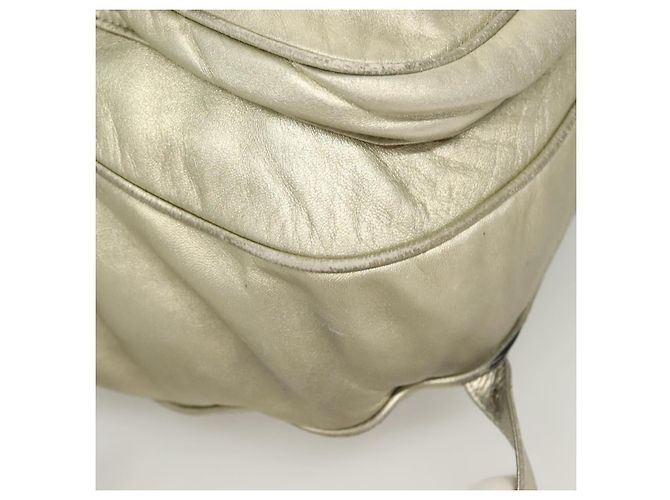 LOEWE Rucksack Leder Gold Auth mr1333 Golden - Ansicht 16