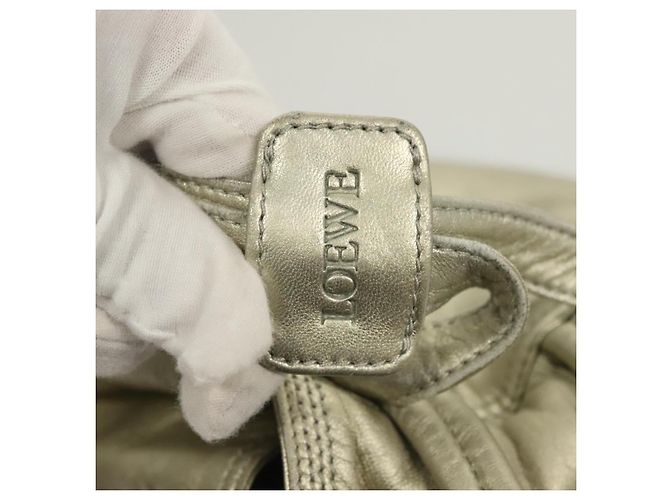 LOEWE Rucksack Leder Gold Auth mr1333 Golden - Ansicht 19