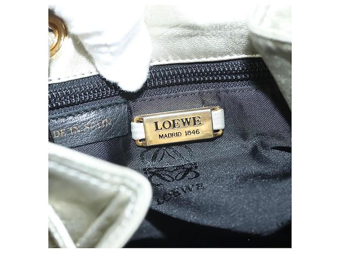 LOEWE Rucksack Leder Gold Auth mr1333 Golden - Ansicht 21