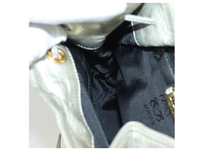 LOEWE Rucksack Leder Gold Auth mr1333 Golden - Ansicht 23