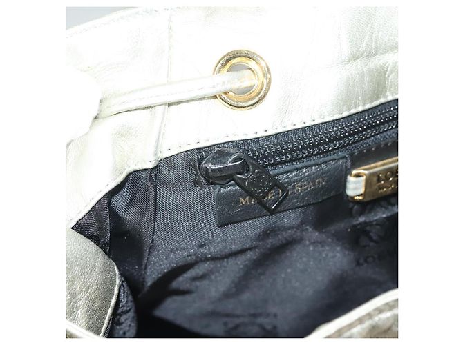 LOEWE Rucksack Leder Gold Auth mr1333 Golden - Ansicht 24