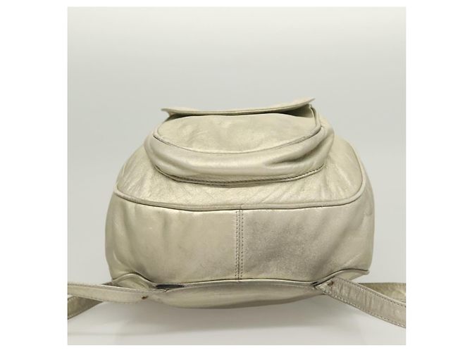LOEWE Rucksack Leder Gold Auth mr1333 Golden - Ansicht 5
