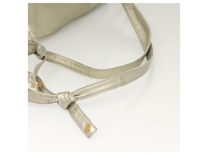 LOEWE Rucksack Leder Gold Auth mr1333 Golden - Ansicht 8