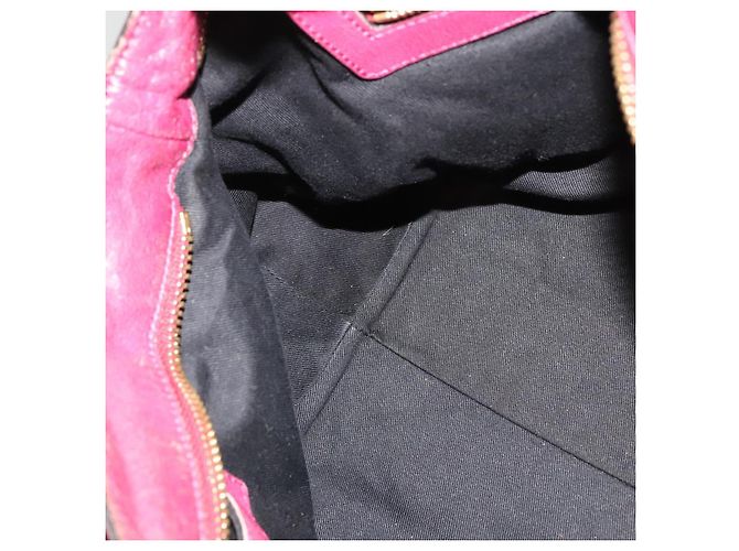 Chloé Etel Borsa a Mano in Pelle 2 vie Rosa Oro Auth BA2946 D'oro - vista 20
