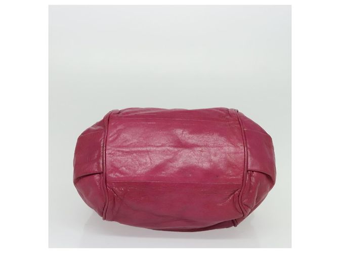 Chloé Etel Borsa a Mano in Pelle 2 vie Rosa Oro Auth BA2946 D'oro - vista 5
