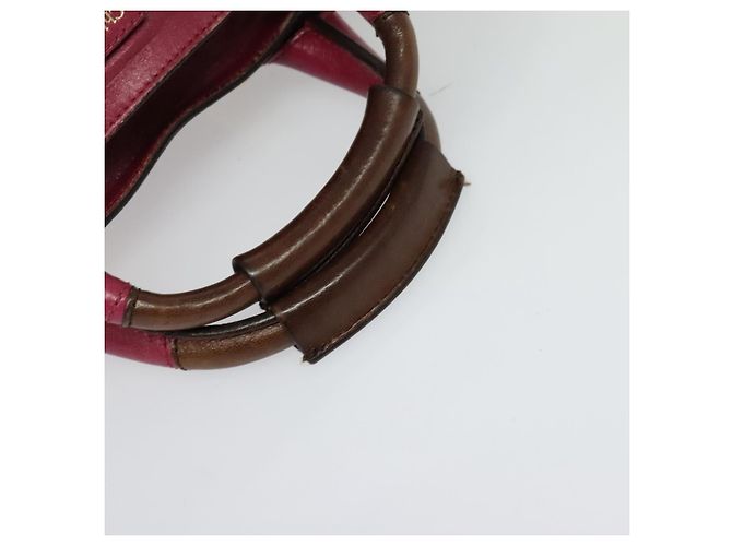 Chloé Etel Borsa a Mano in Pelle 2 vie Rosa Oro Auth BA2946 D'oro - vista 7