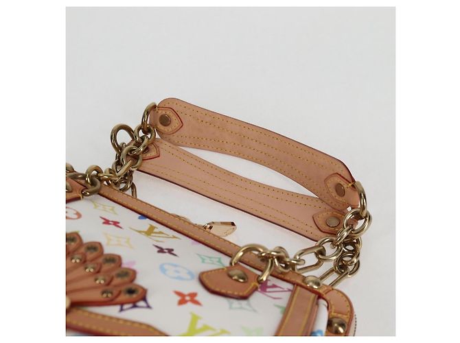 LOUIS VUITTON Tasche Gracie MM Monogramm Multicolor Weiß M92590 LV Auth 121499SV - Ansicht 15
