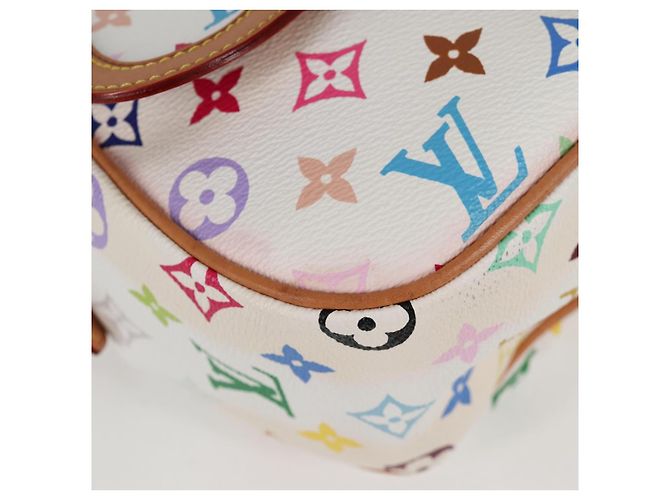 LOUIS VUITTON Tasche Gracie MM Monogramm Multicolor Weiß M92590 LV Auth 121499SV - Ansicht 16