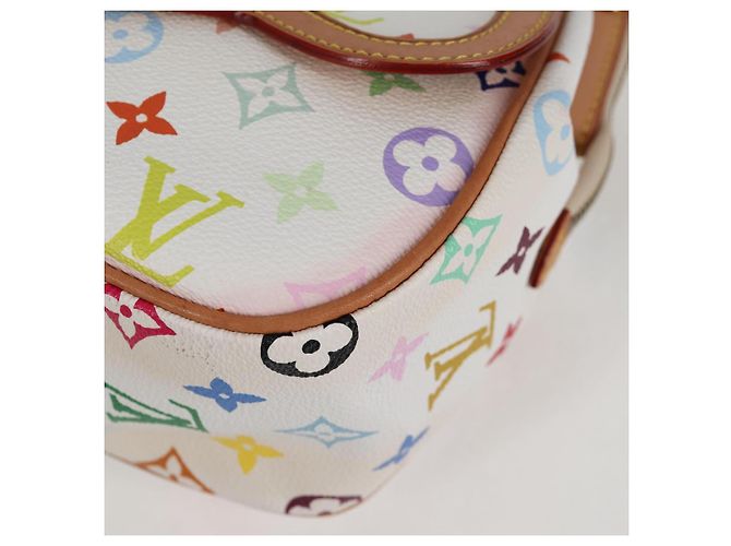 LOUIS VUITTON Tasche Gracie MM Monogramm Multicolor Weiß M92590 LV Auth 121499SV - Ansicht 17