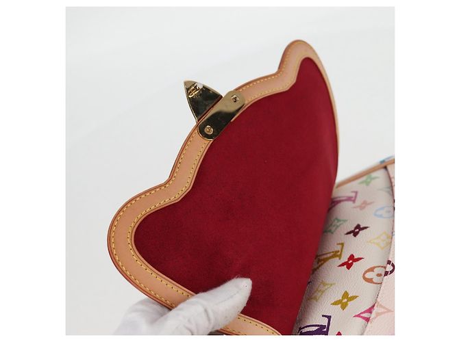 LOUIS VUITTON Tasche Gracie MM Monogramm Multicolor Weiß M92590 LV Auth 121499SV - Ansicht 21