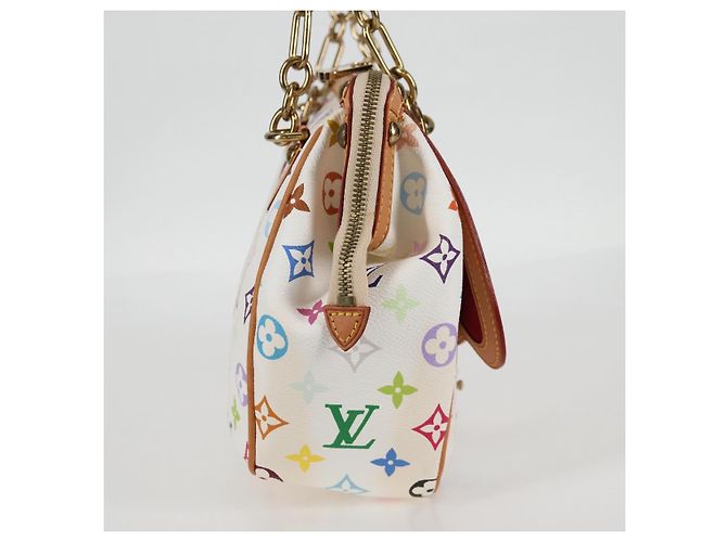 LOUIS VUITTON Tasche Gracie MM Monogramm Multicolor Weiß M92590 LV Auth 121499SV - Ansicht 4