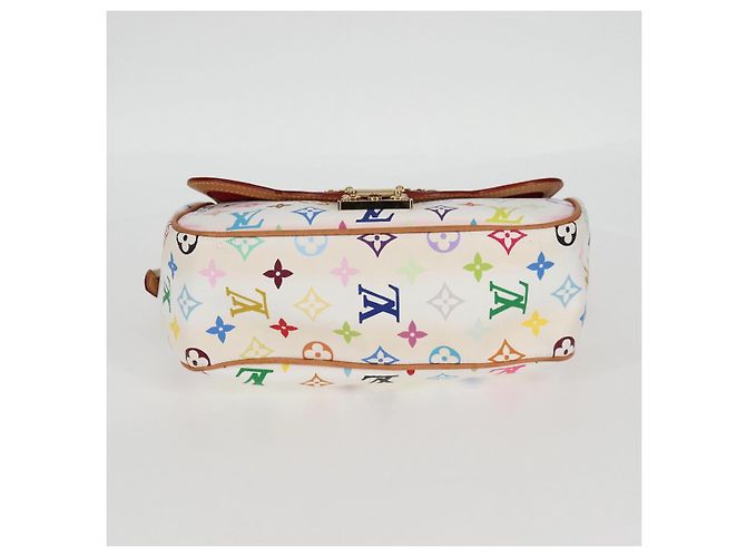 LOUIS VUITTON Tasche Gracie MM Monogramm Multicolor Weiß M92590 LV Auth 121499SV - Ansicht 5