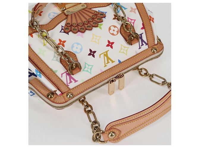 LOUIS VUITTON Tasche Gracie MM Monogramm Multicolor Weiß M92590 LV Auth 121499SV - Ansicht 6