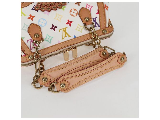 LOUIS VUITTON Tasche Gracie MM Monogramm Multicolor Weiß M92590 LV Auth 121499SV - Ansicht 7