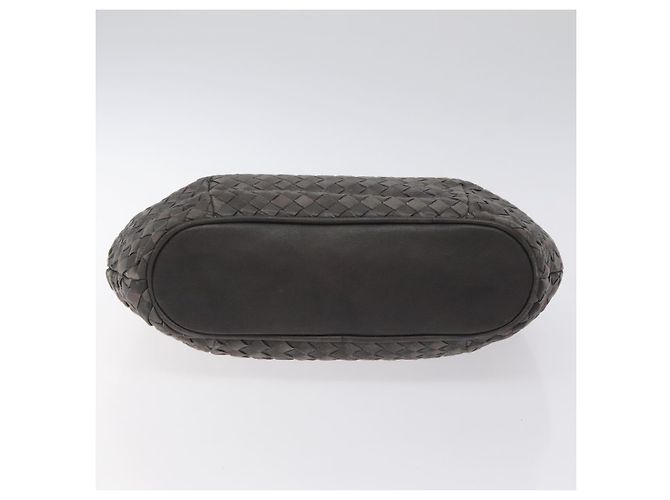 Borsa a mano BALLY in pelle grigia dorata Auth BA2912 Marrone D'oro - vista 5