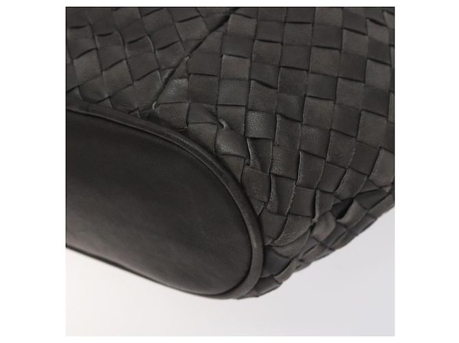 Borsa a mano BALLY in pelle grigia dorata Auth BA2912 Marrone D'oro - vista 9