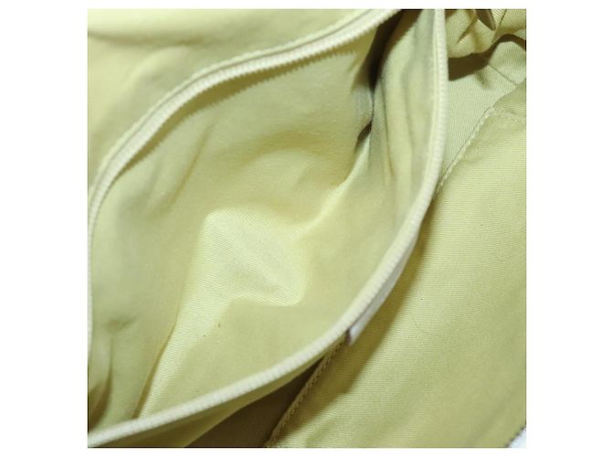 Borsa a Spalla Gancini in Pelle Bianca Argento Auth BA3224 di Salvatore Ferragamo Bianco - vista 19