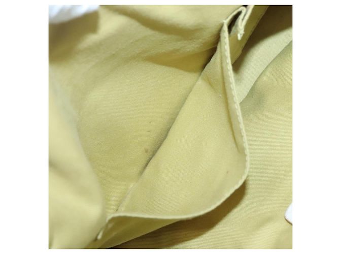 Borsa a Spalla Gancini in Pelle Bianca Argento Auth BA3224 di Salvatore Ferragamo Bianco - vista 20