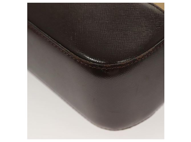 BURBERRY Nova Check Tote Bag Canvas Beige Silber Auth BA2880 - Ansicht 16
