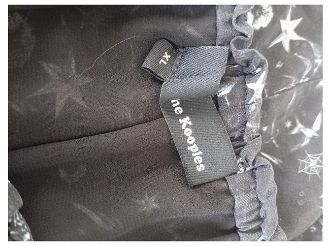The Kooples Schwarzes Sternenkleid The Kopples Größe 42 - Ansicht 4
