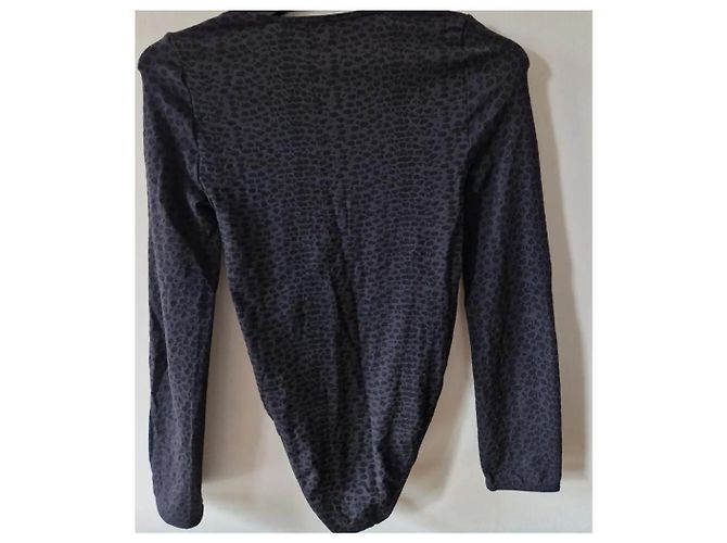 Body Christian Dior Negro Gris - vista 3