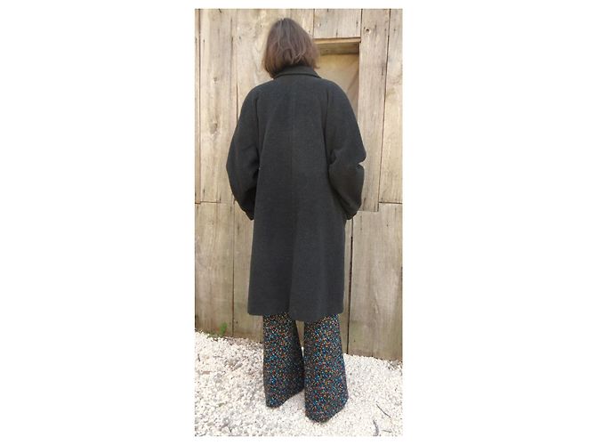 Abrigo de lana gris Gerard Darel - vista 2
