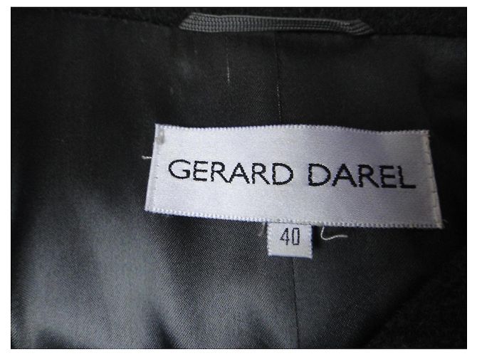 Abrigo de lana gris Gerard Darel - vista 3