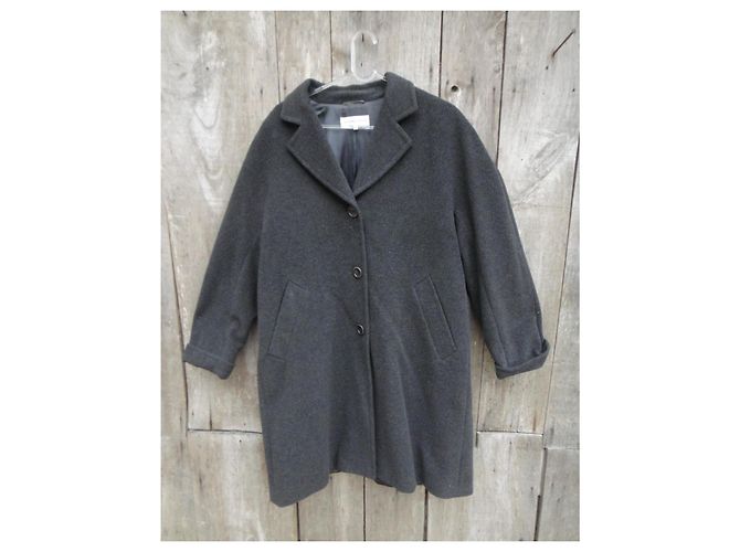 Abrigo de lana gris Gerard Darel - vista 4