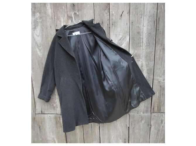 Abrigo de lana gris Gerard Darel - vista 7