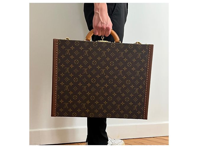 Louis Vuitton Valigetta Super Presidente Marrone - vista 15