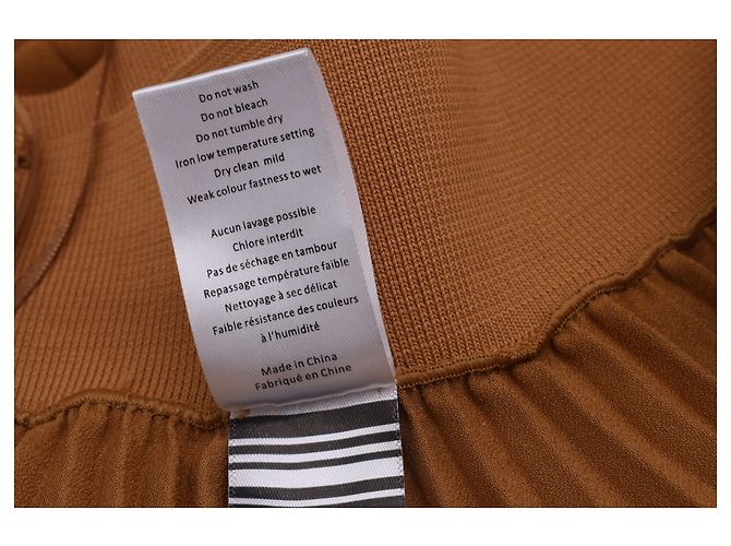 Joseph Ade Pleated Midi Skirt in Brown Polyester - view 14