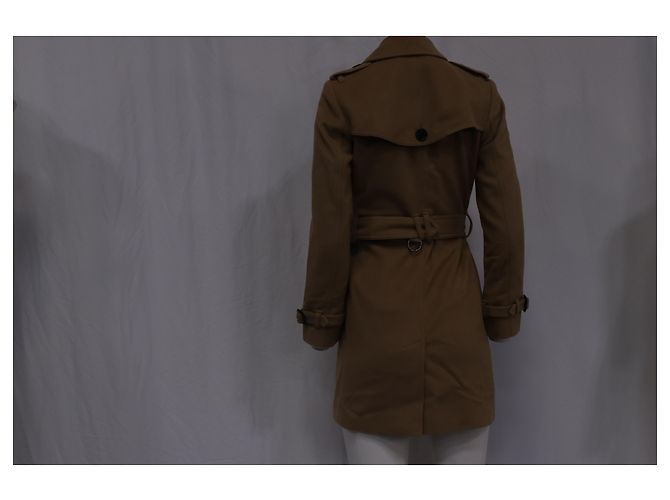 Abrigo de lana beige de Burberry con doble botonadura Castaño - vista 11