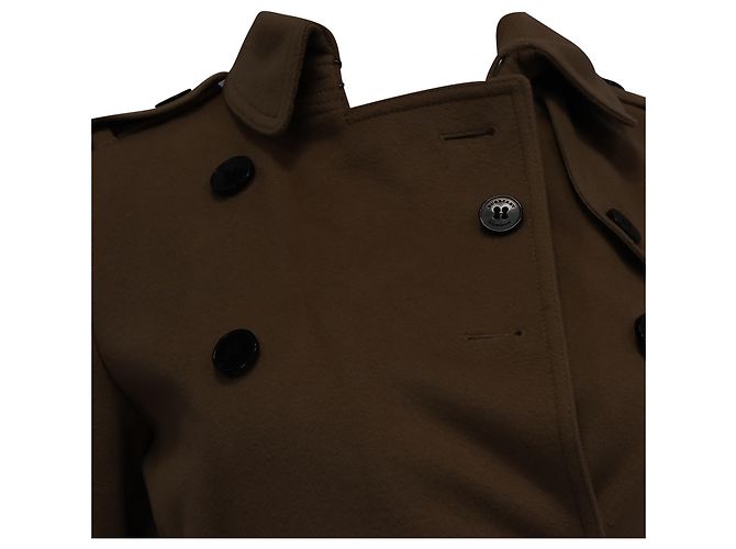 Abrigo de lana beige de Burberry con doble botonadura Castaño - vista 2