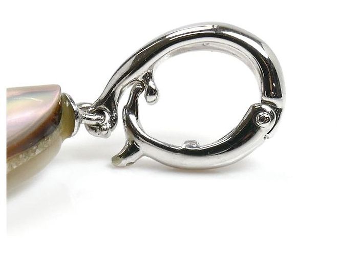 Tasaki Mabe-Perlenanhänger aus Weißgold Au750 - Ansicht 4