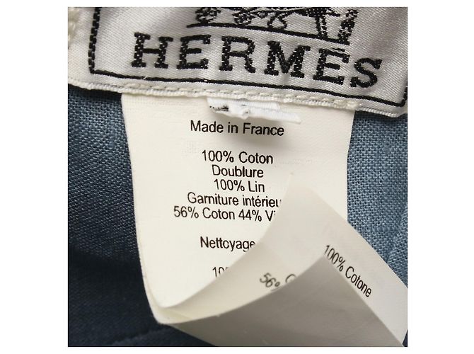 Hermès Gorra de algodón Nevada Hermes Verde - vista 5