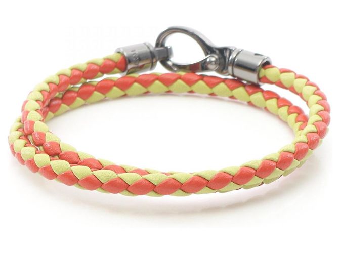 Bracciale Tod's in acciaio inossidabile e pelle - vista 2