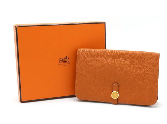 Hermès Borsa a vita 2 in 1 Hermes Dogon Togo Arancione - vista 9