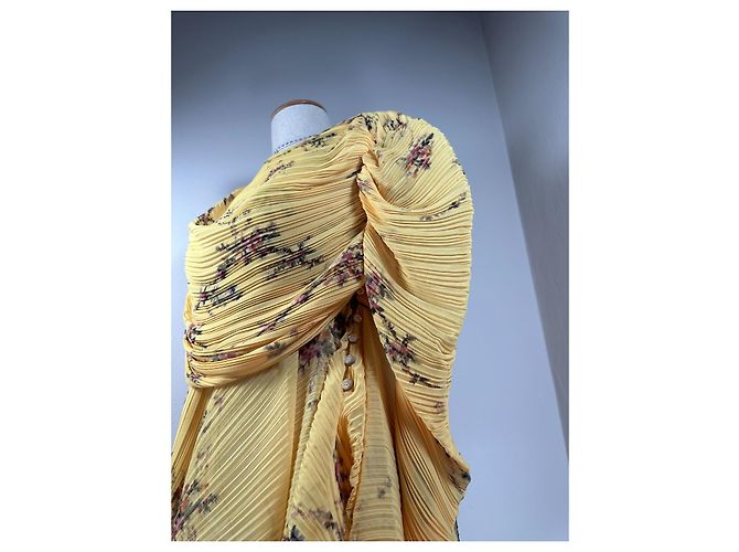 Preen By Thornton Bregazzi Bluse Gelb aus Polyester - Ansicht 5