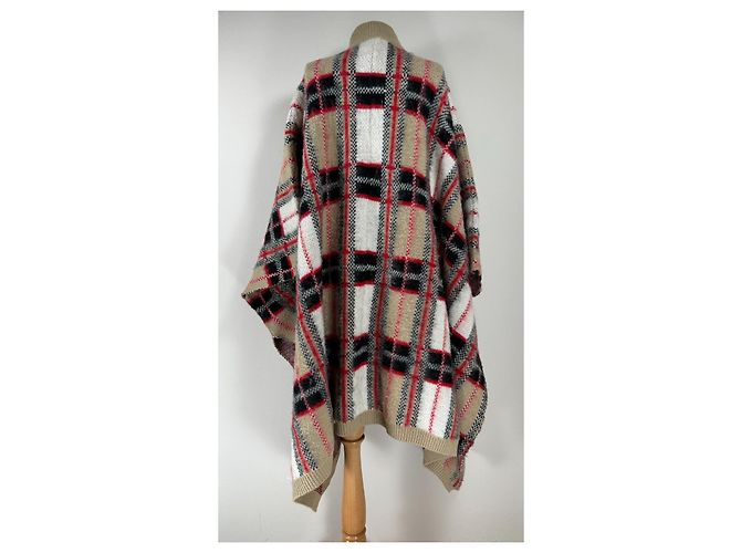 Munthe Plus Simonsen Tartan Poncho Mehrfarben - Ansicht 4