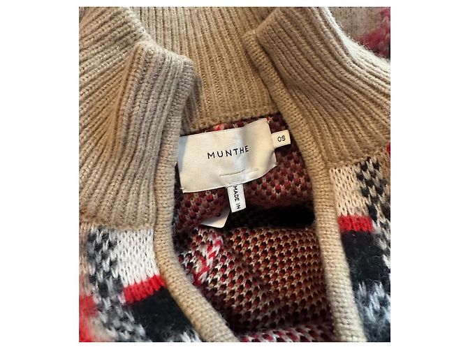 Munthe Plus Simonsen Tartan Poncho Mehrfarben - Ansicht 5
