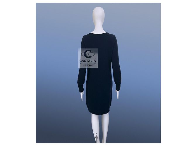 Chanel Cárdigan de cachemira navy Eternal CC Turlock Azul marino - vista 12