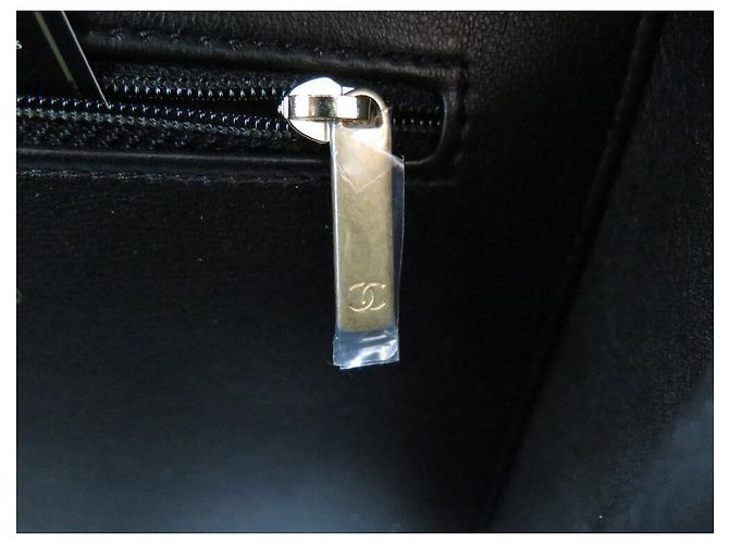 SAC A MAIN CHANEL VANITY LOGO CC CHAINE CUIR NOIR BANDOULIERE BLACK HANBAG - vue 11