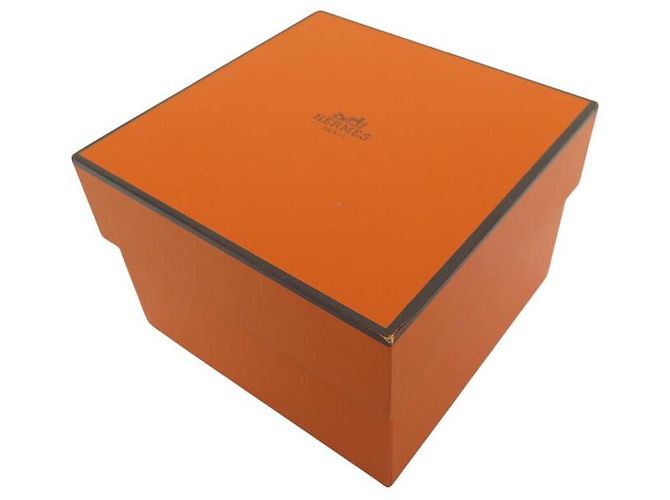 Hermès UHRBOX FÜR HERMES CAPE COD ARCEAU HOUR H CLIPPER 13CM ORANGE - Ansicht 6