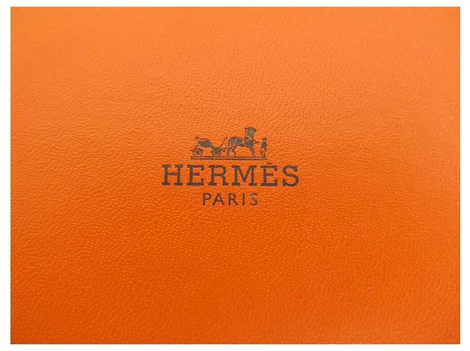 Hermès UHRBOX FÜR HERMES CAPE COD ARCEAU HOUR H CLIPPER 13CM ORANGE - Ansicht 7