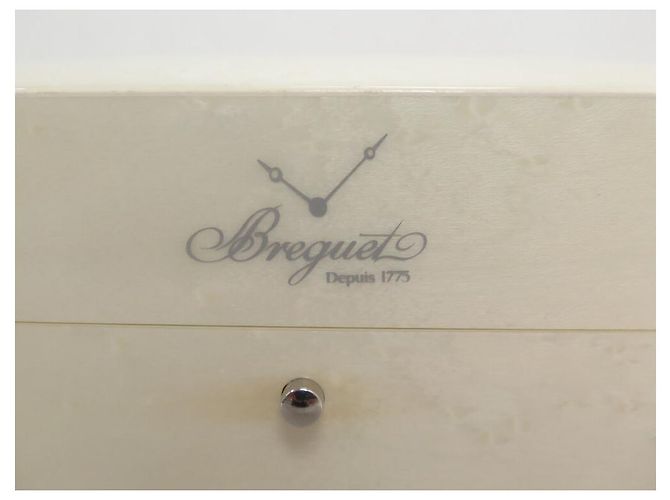 SELTE BOX FÜR BREGUET CLASSIQUE GRANDE COMPLICATION LOUPE D'ORME UHR Beige - Ansicht 6