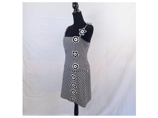 Moschino Jeans set coordinato gonna e top Nero Bianco - vista 8