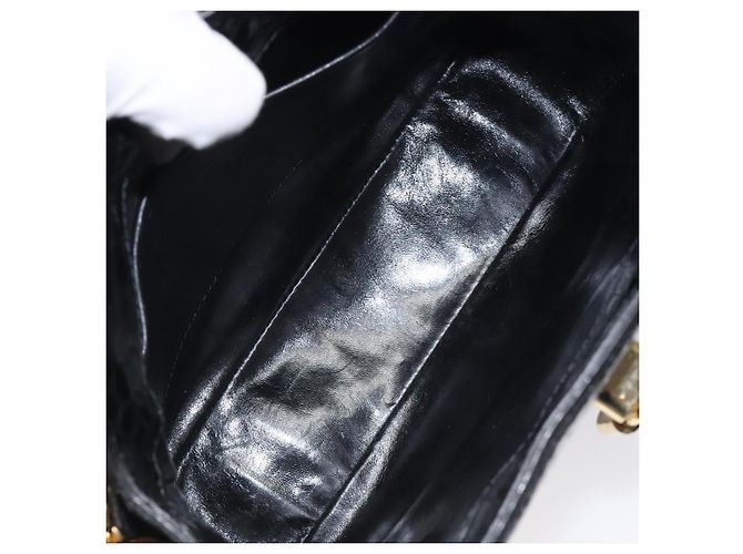 LOUIS VUITTON Borsa a Spalla Charm Sackfrill Monogram Nera M95151 LV Auth 115228V Nero Monogramma - vista 10